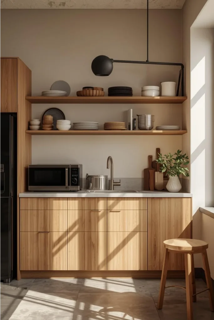 Warm Urban Kitchen with Natural Touches1