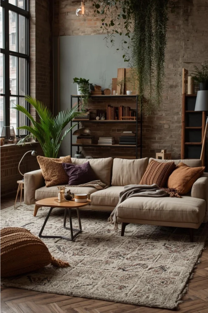 Warm Urban Loft with Layered Textures2
