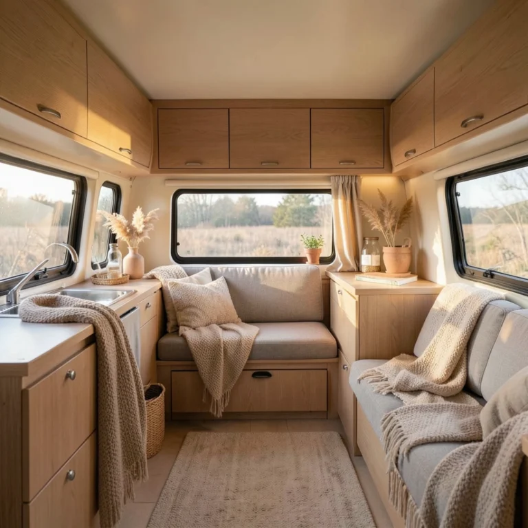 campervan interior glow-up