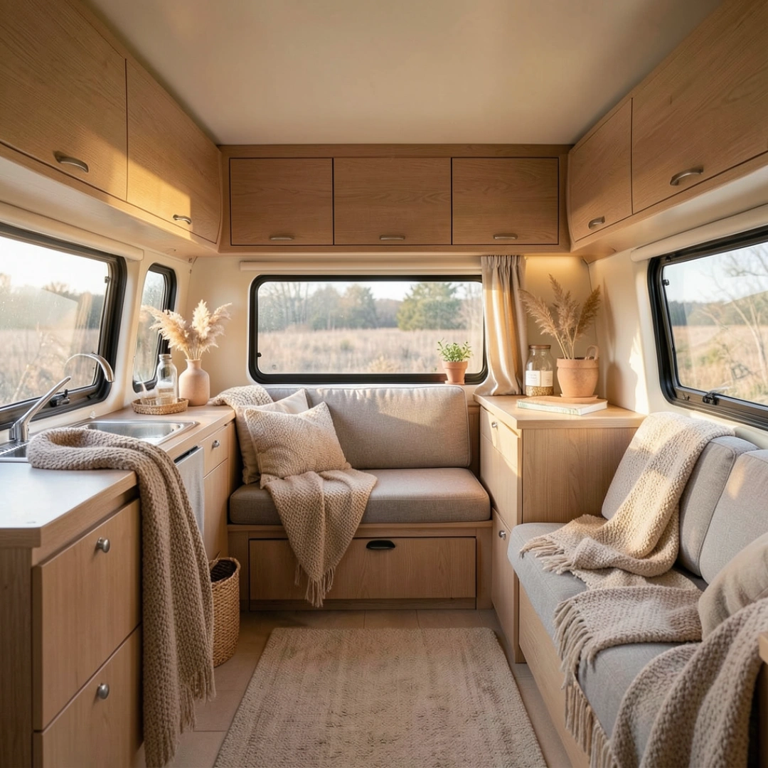 campervan interior glow-up