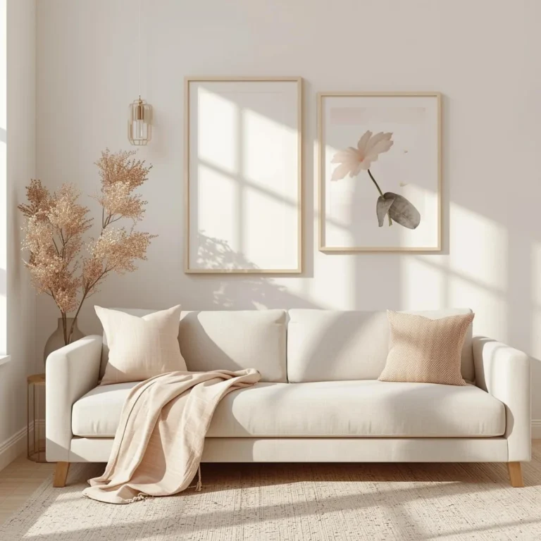 cozy home interior styled