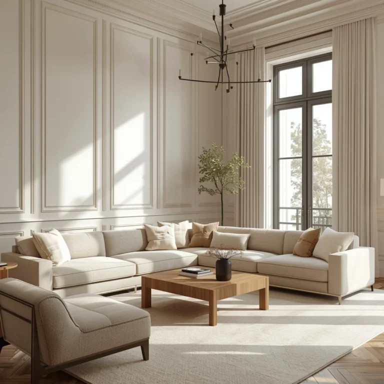elegant modern classic living room