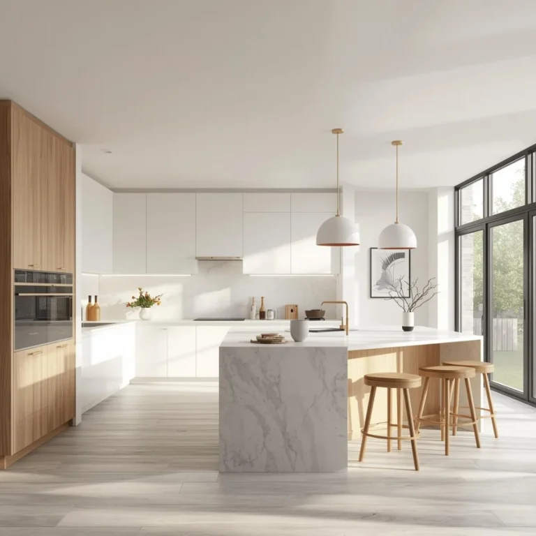 modern minimalist kitchen interior
