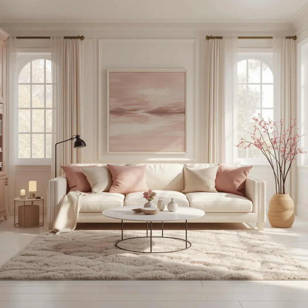 _stylish Valentine living room