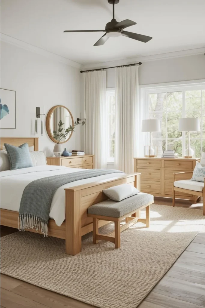 Coastal Farmhouse Bedrooms with Modern Flair2