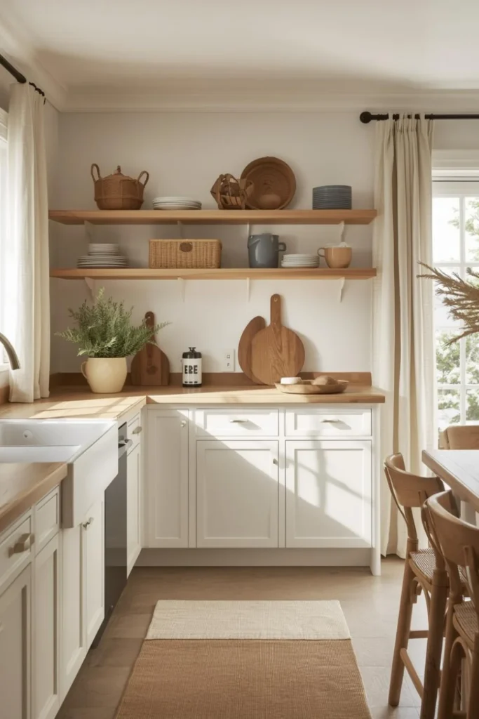 Coastal Kitchens With Breezy Light and Natural Textures
