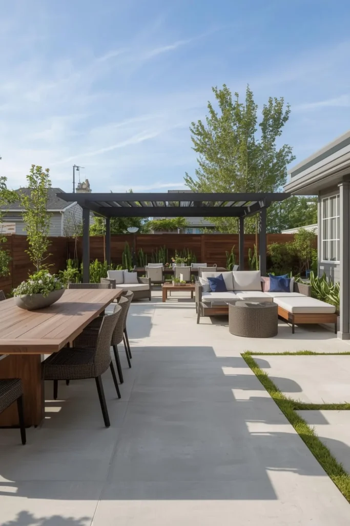 Concrete Backyard Patio Designs Made for Outdoor Living1 1