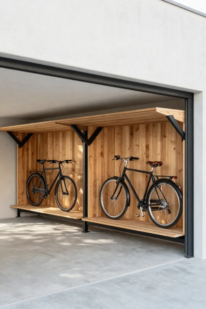 Garage Bike Storage Ideas That Feel Built In1