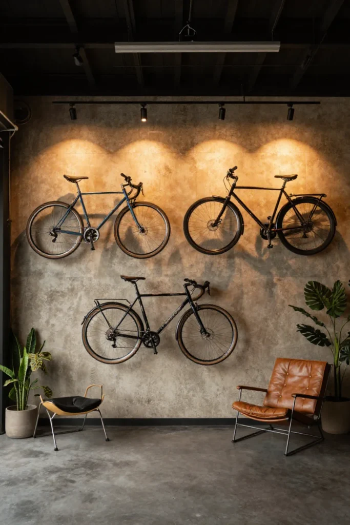 Garage Interior With Bikes As Decor1 1