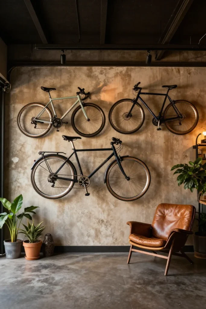 Garage Interior With Bikes As Decor2