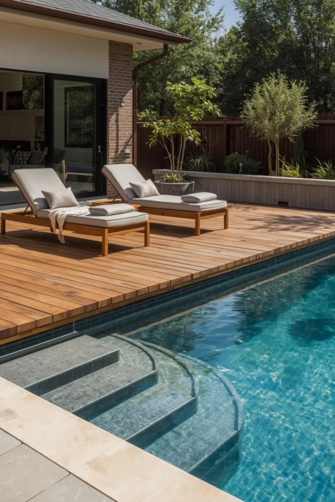 Partial Above Ground Pool with Elevated Decking2