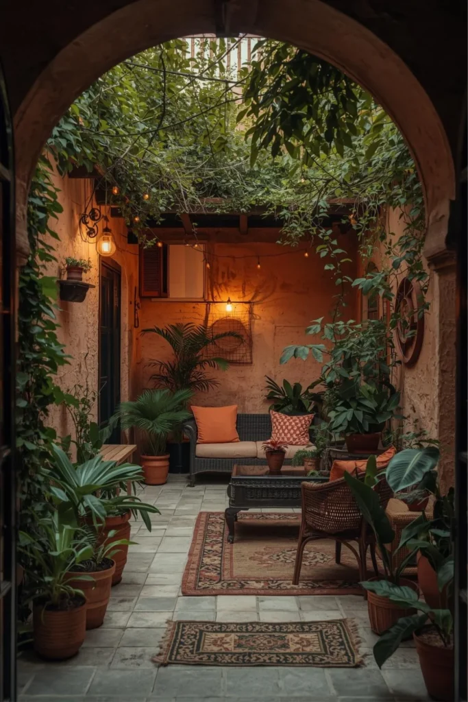 Patio Interior With Courtyard Drama2