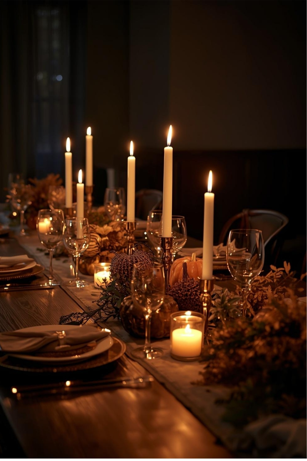 Thanksgiving Tablescapes on a Budget That Glow After Dark1Flower Arrangements That Steal the Show1