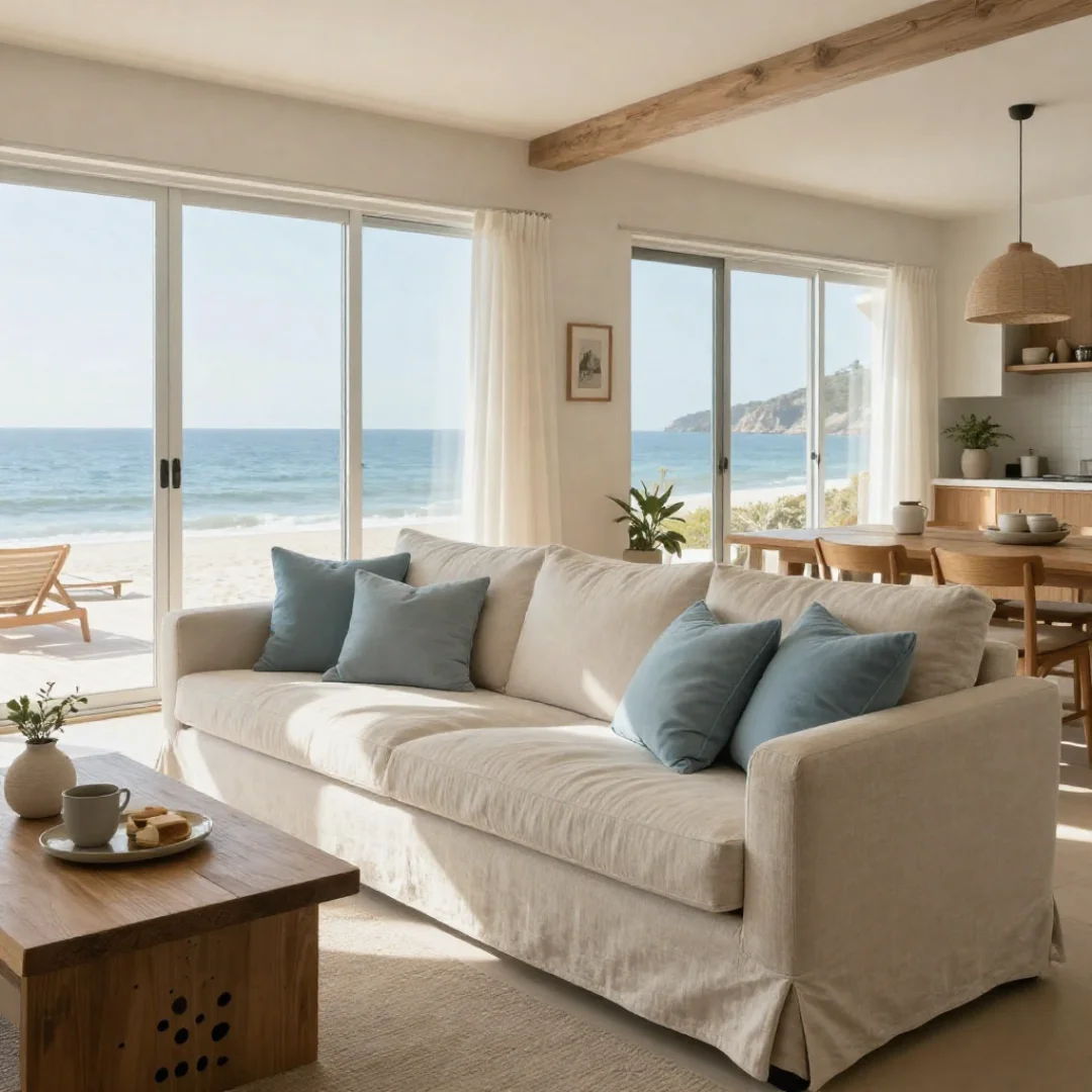 airy coastal living room
