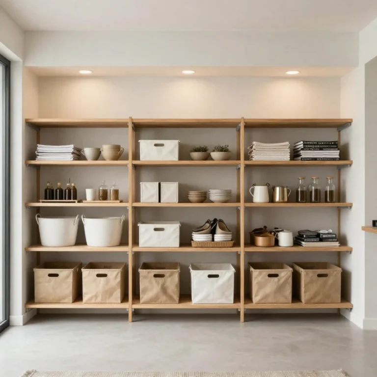 modern organized garage