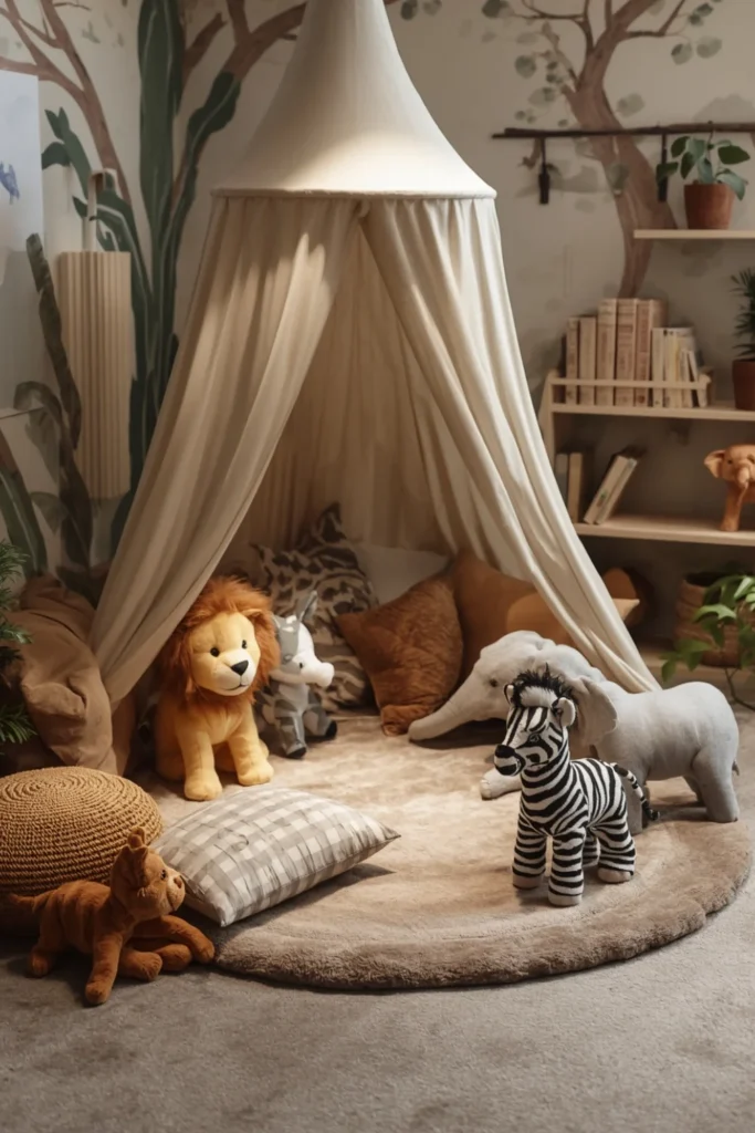 Animal Themed Reading Nook1