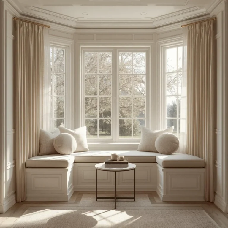 Bay Window Reading Nook Ideas with Natural Light