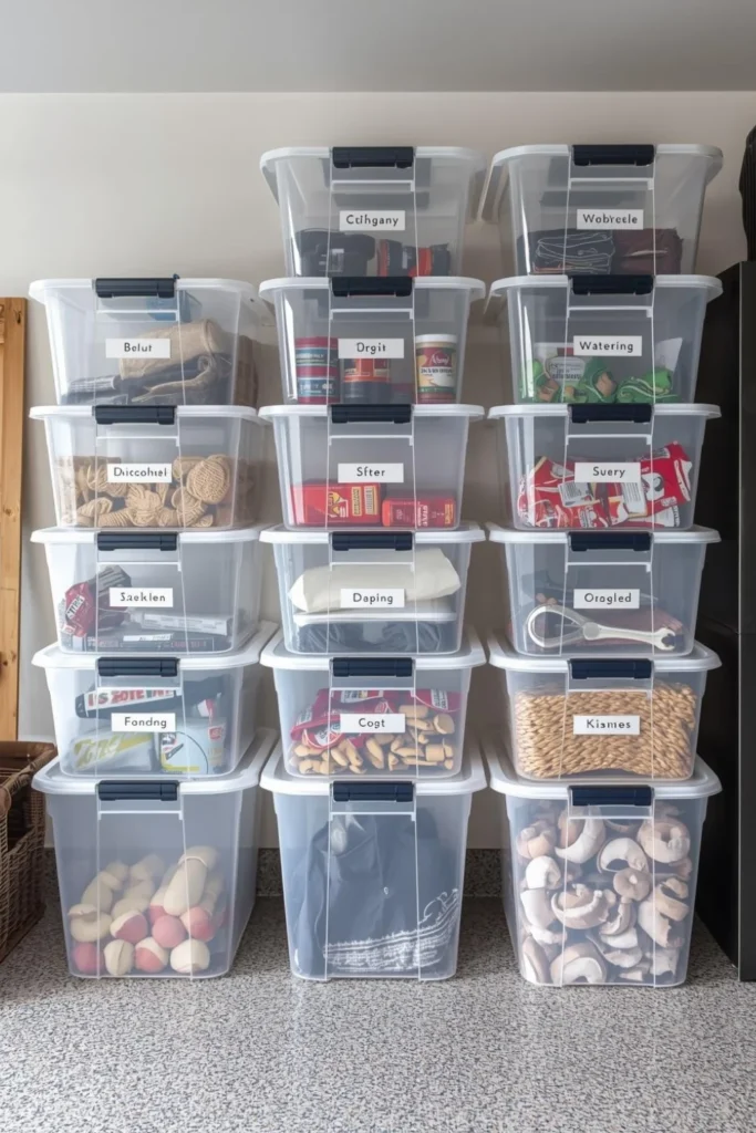 Clear Storage Bins1