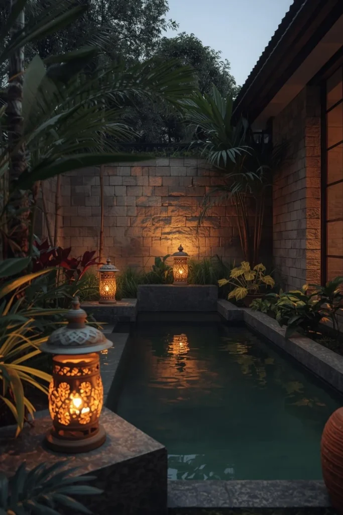 Courtyard Oasis With Stone1