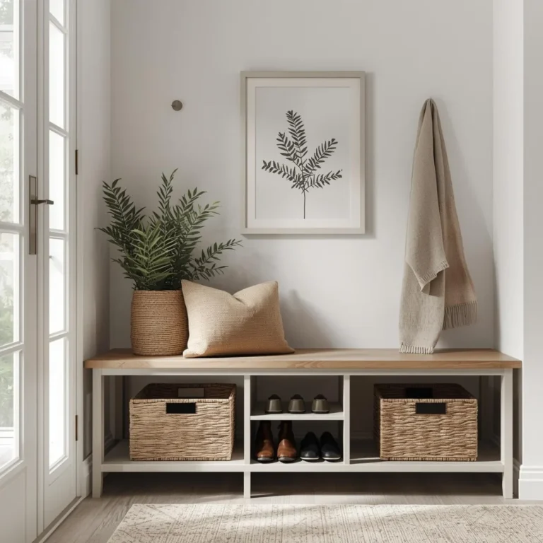 Entryway Bench Ideas With Shoe Storage