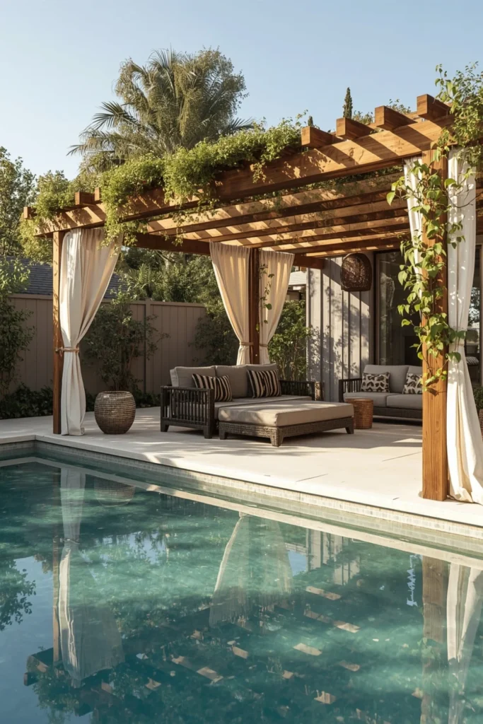 Faux Pergola Overhang