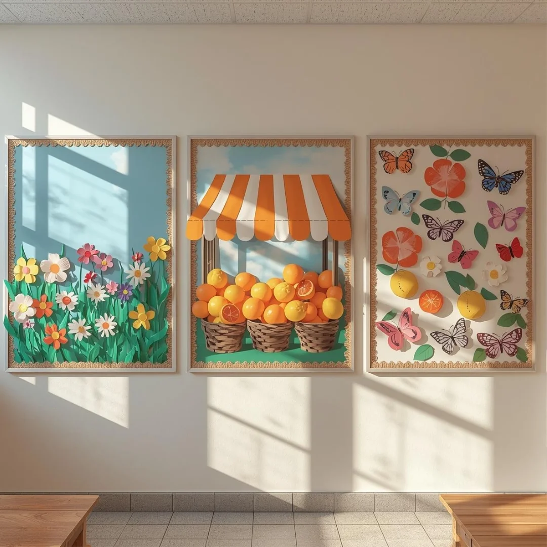 Fresh Spring Bulletin Board