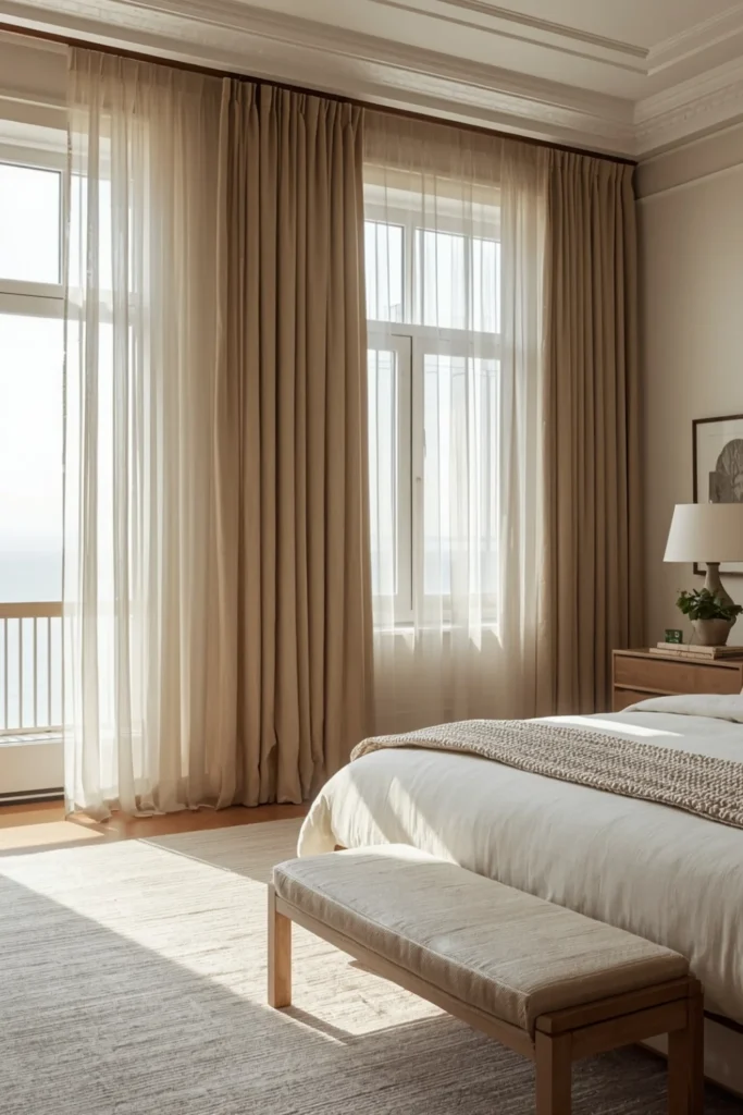 Layer Sheer Curtains 1
