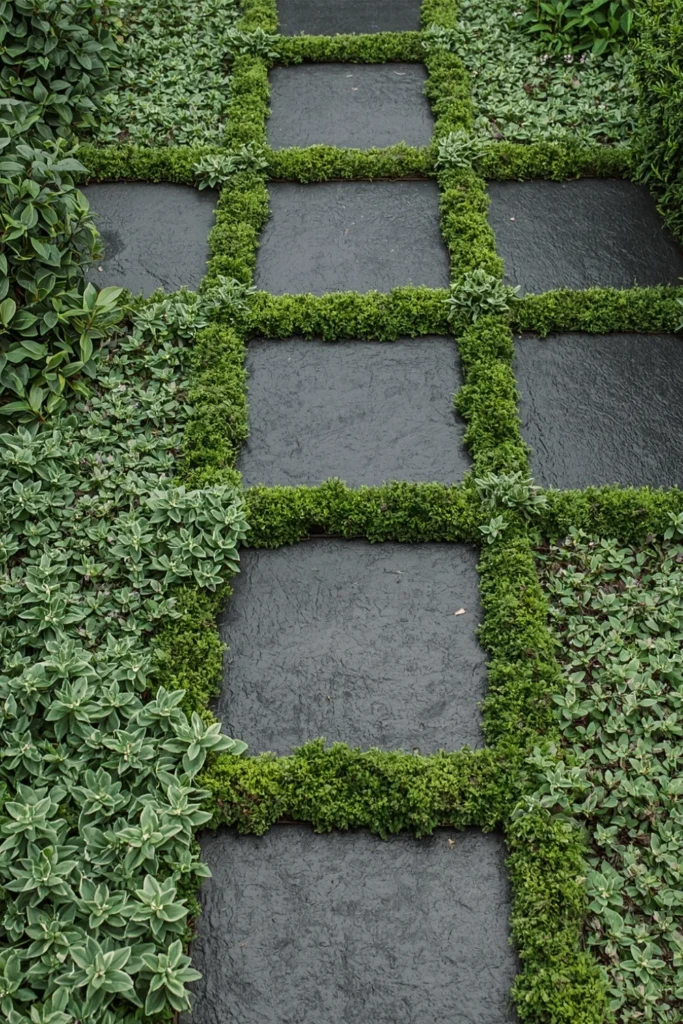 Monochrome Paver Grid