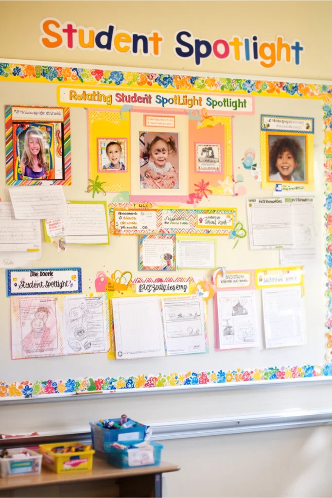 Rotate a Student Spotlight Wall