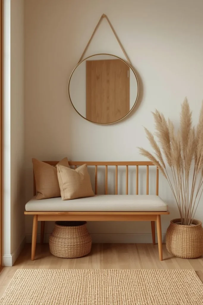 Warm Wood Japandi Welcome