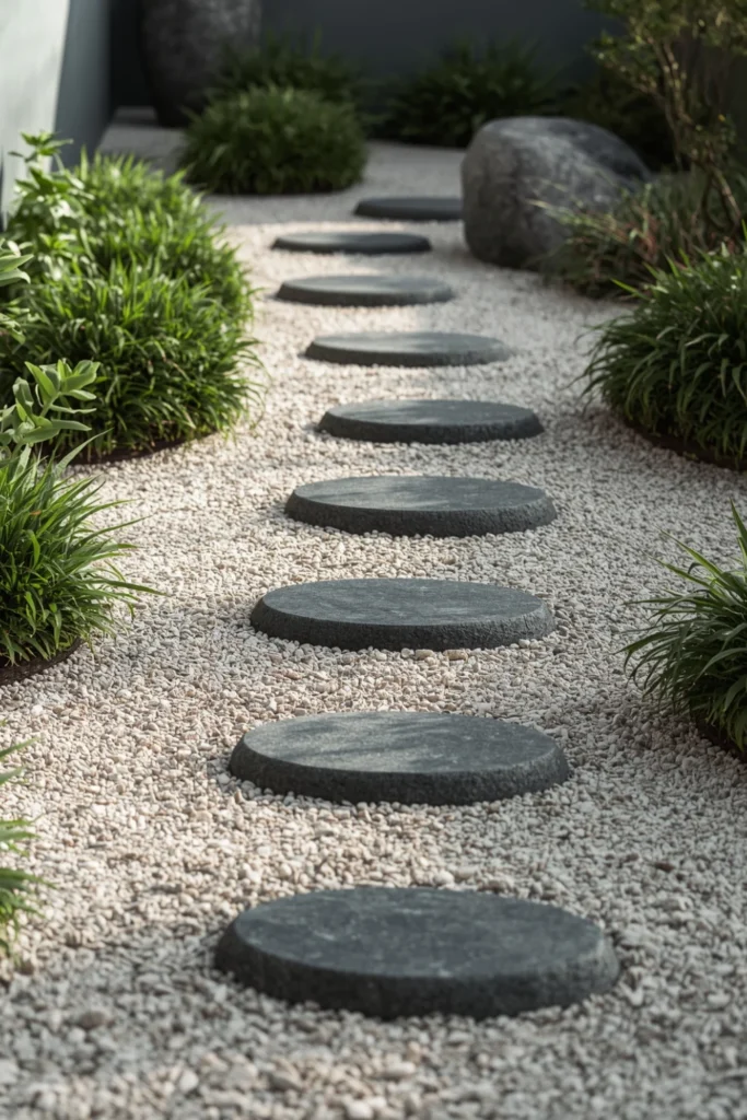 Zen Gravel Ribbon With Stepping2