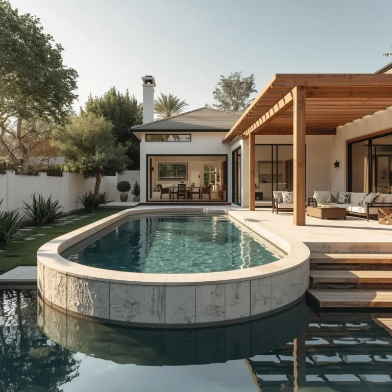 Oval Above Ground Pool Deck Ideas for Wow-Worthy Spaces