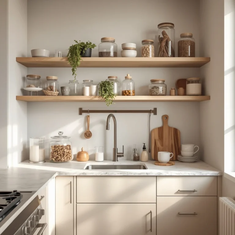 organized small kitchen