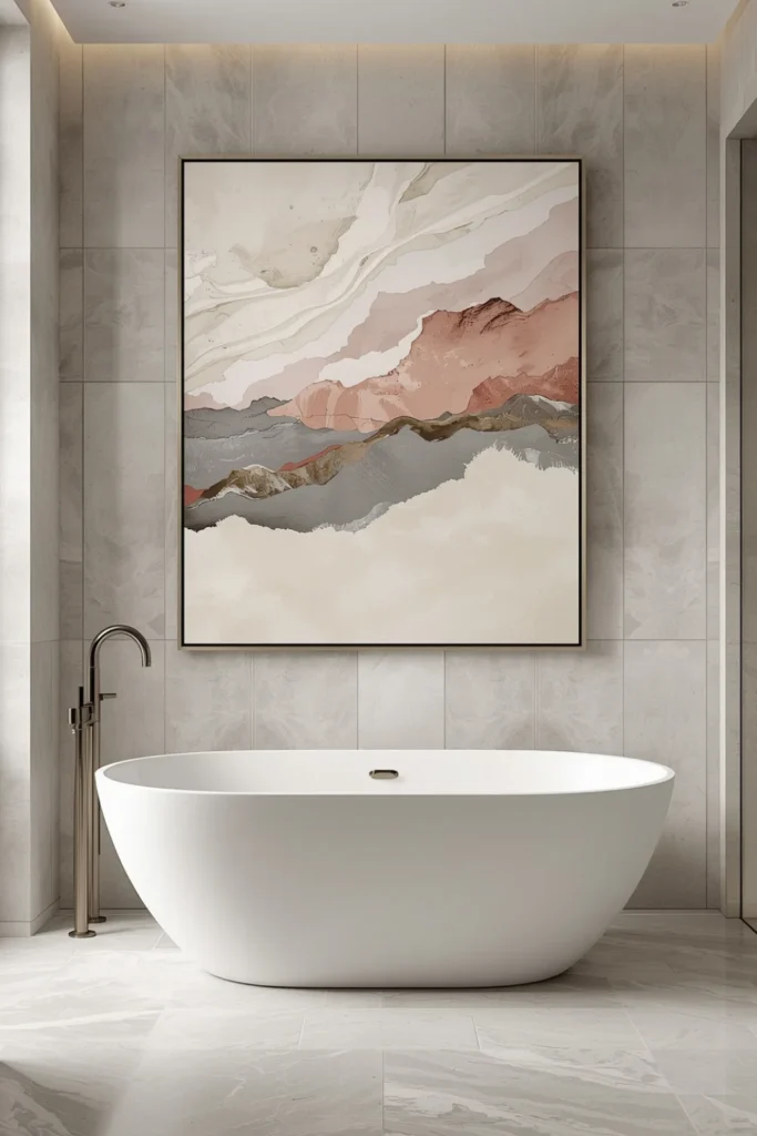 Abstract Wall Art for Bathrooms2