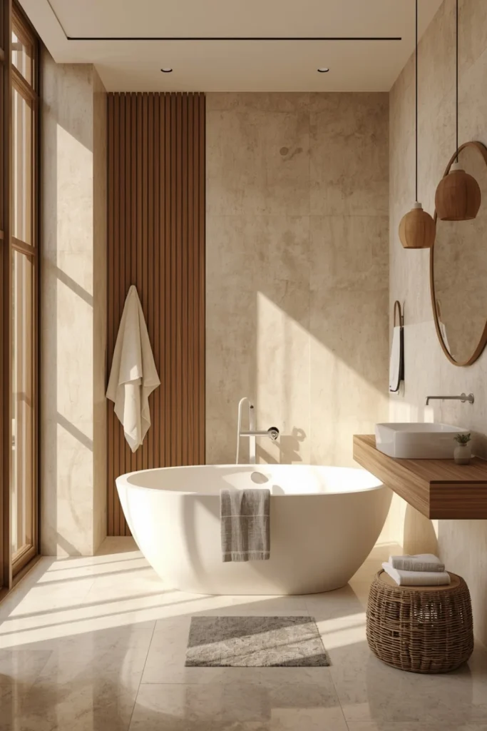 Beige and Cream Bathroom1