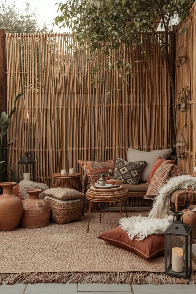 Boho Reed Panel Cocoon 2