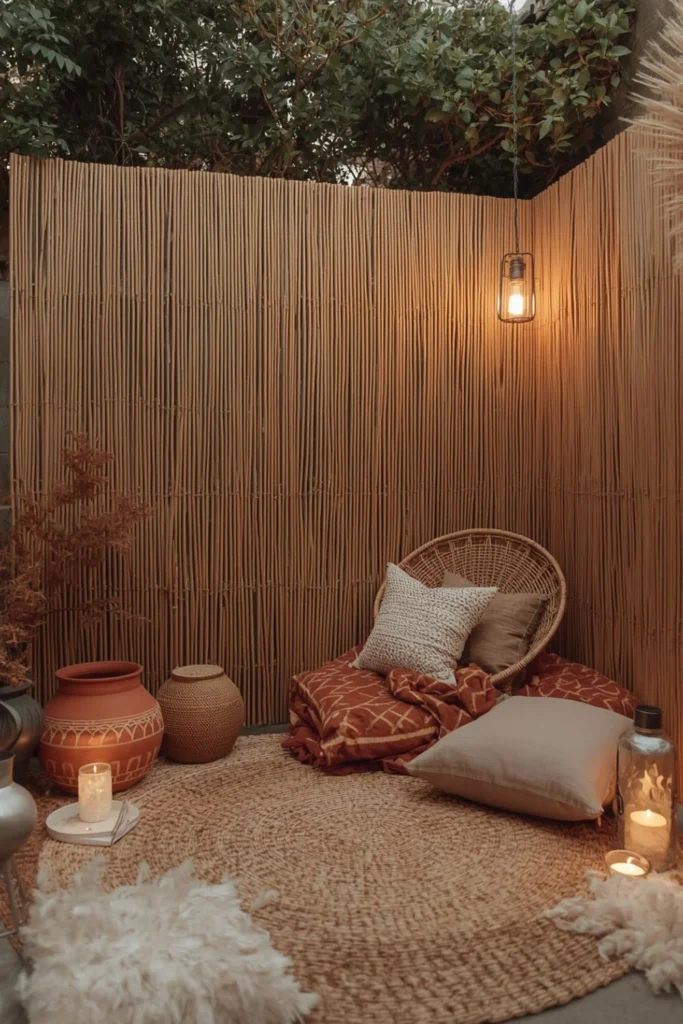 Boho Reed Panel Cocoon