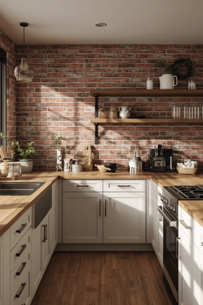 Brick Effect Wallpaper 1