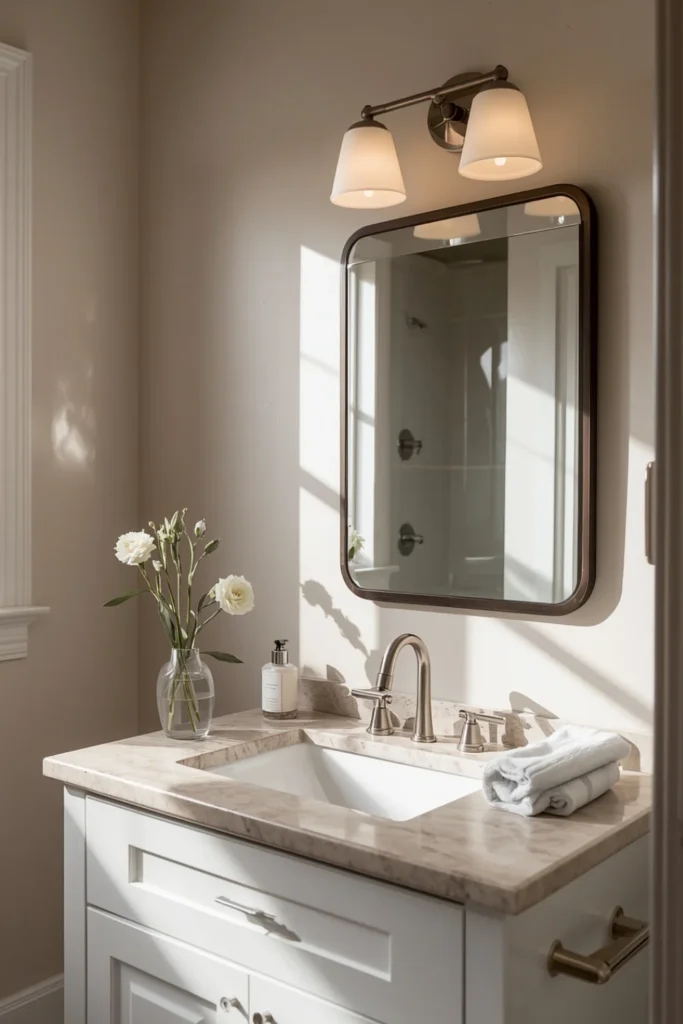 Brushed Nickel Bathroom