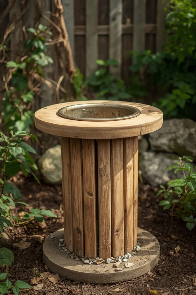 Cable Spool Pedestal Sink 1