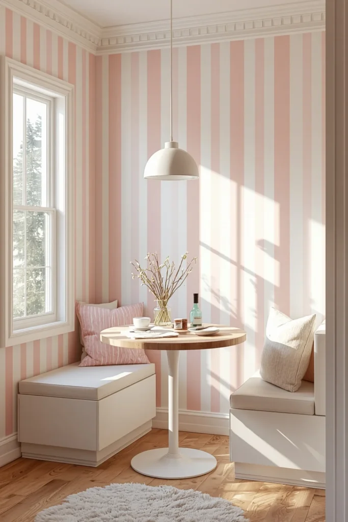 Candy Stripes Breakfast Nook1