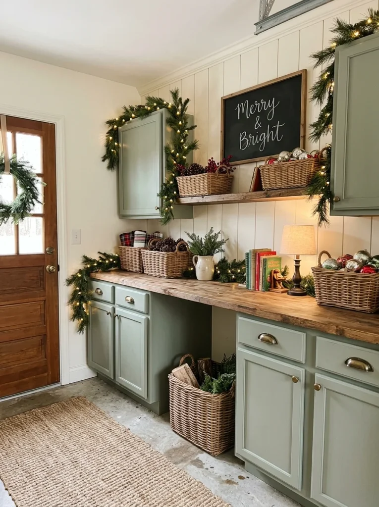 Cottage Green Cabinet Nook1