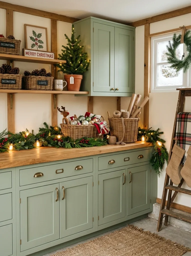 Cottage Green Cabinet Nook2