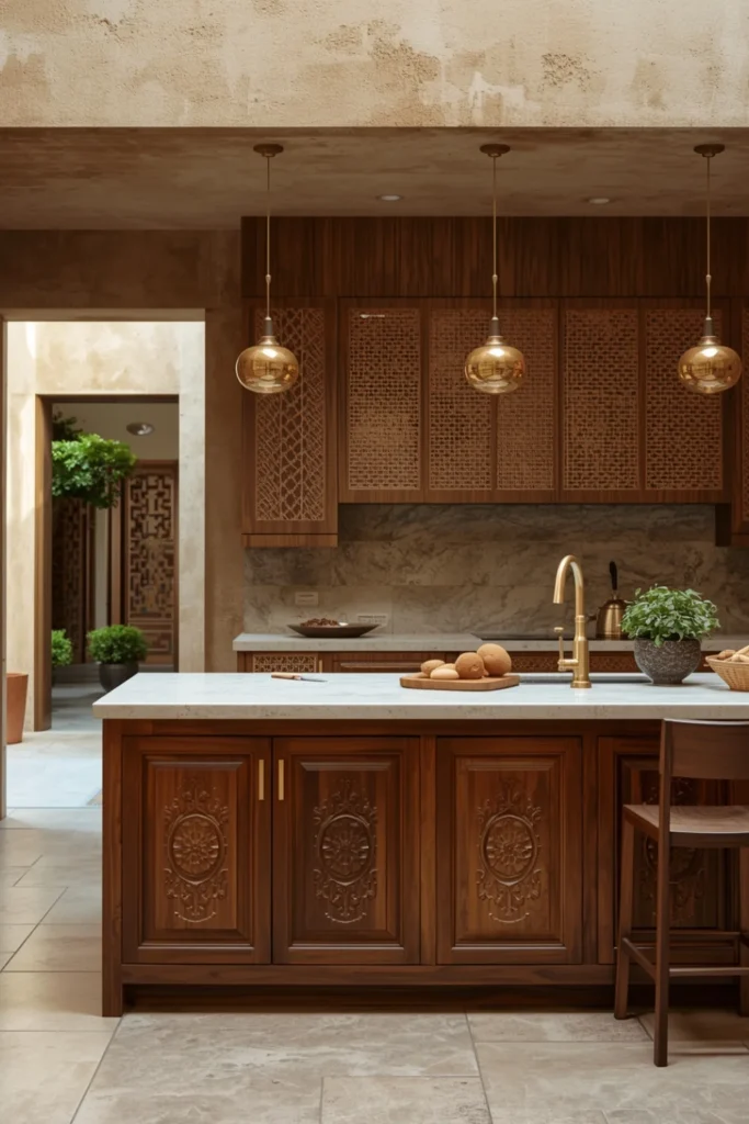 Courtyard Kitchen With Carved1