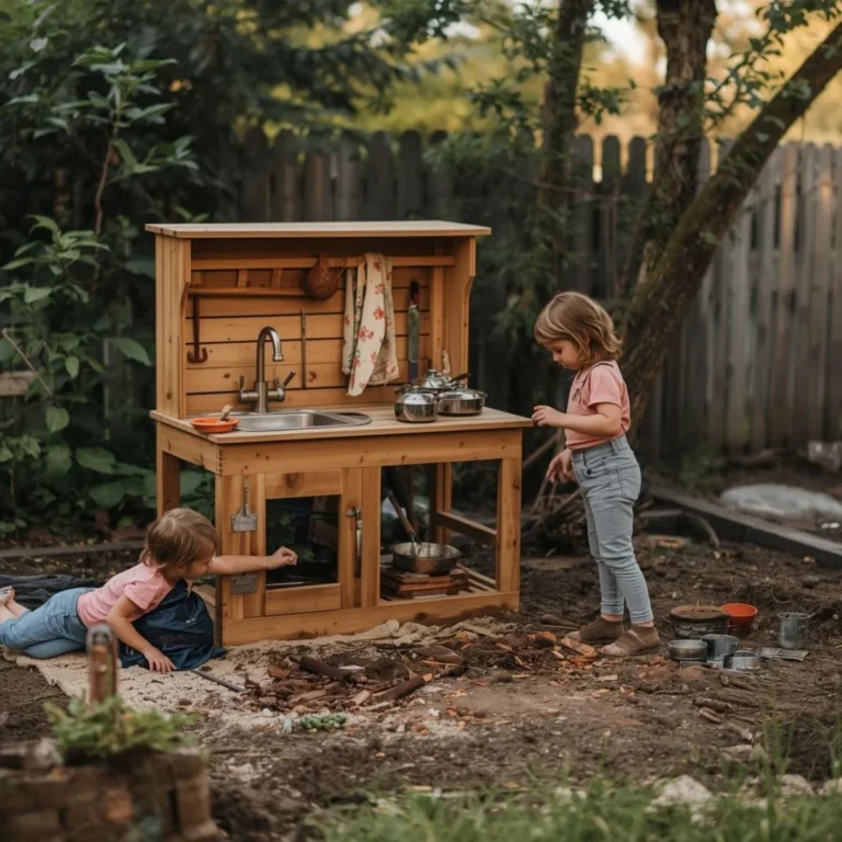 DIY Outdoor Mud Kitchen Ideas for Kids Every Parent Should Try