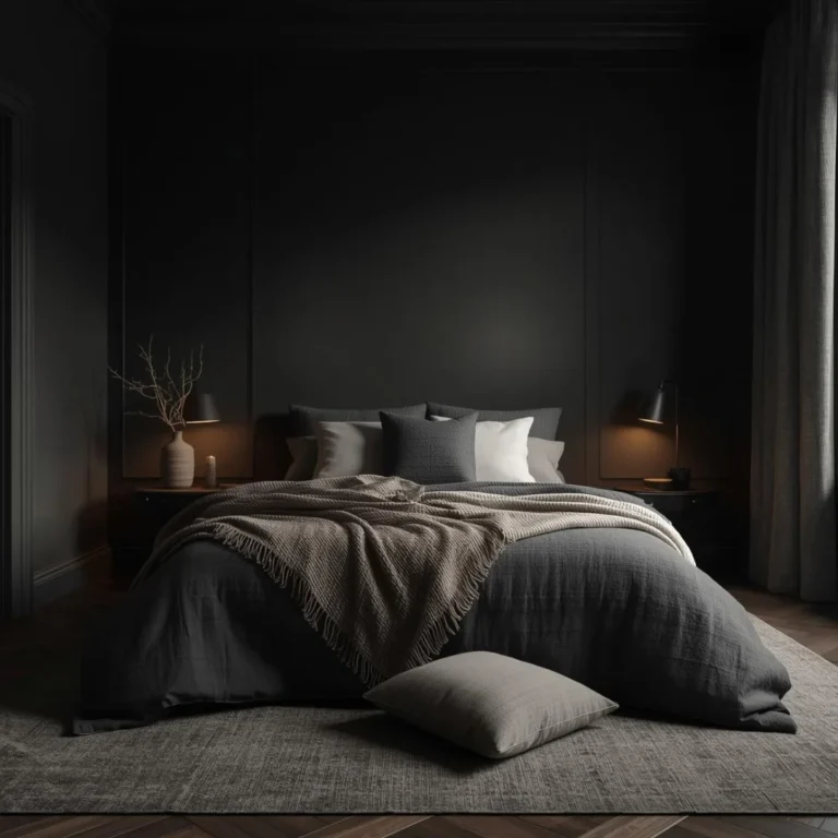 Dark Scandinavian Bedrooms That Feel Moody, Cozy, and so Grown-up