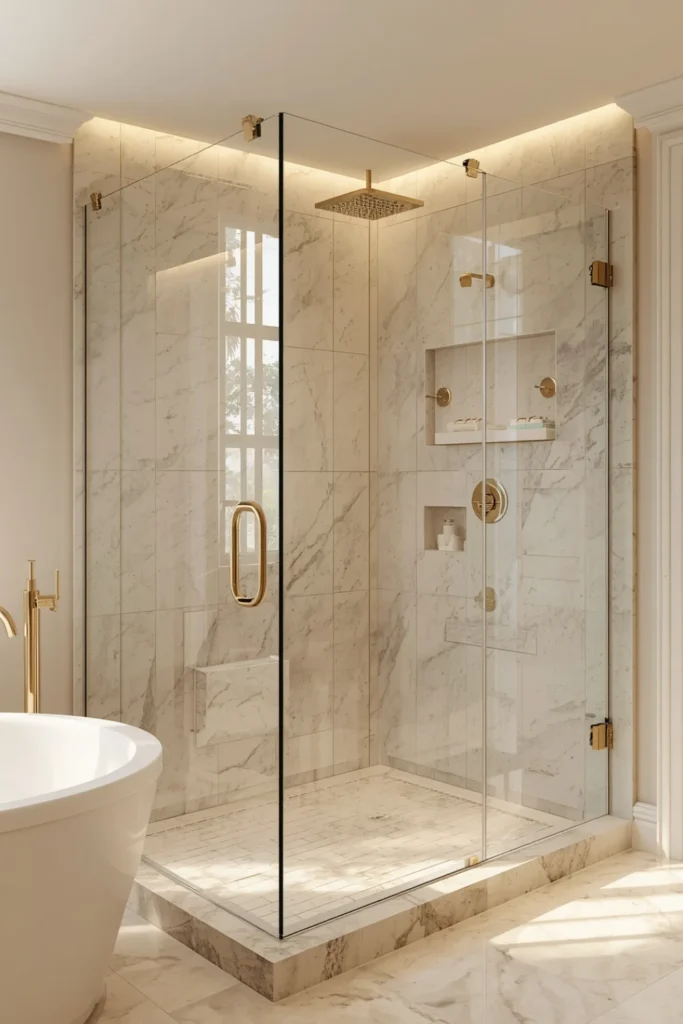 Frameless Glass Shower
