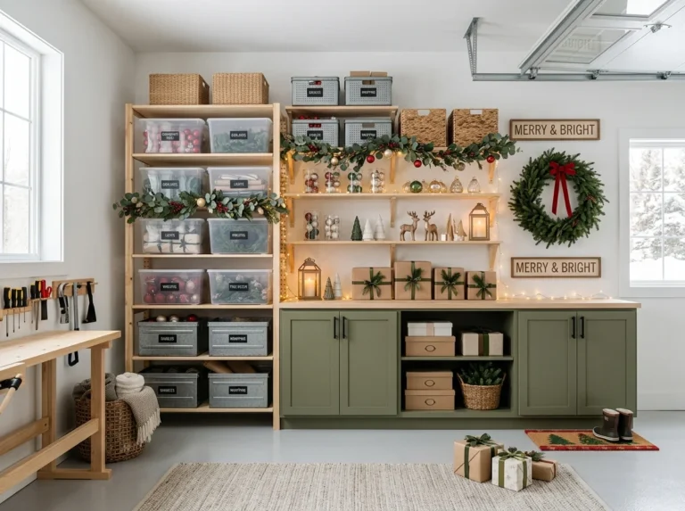Smart Ways to Store Christmas Decor in Your Garage With Style