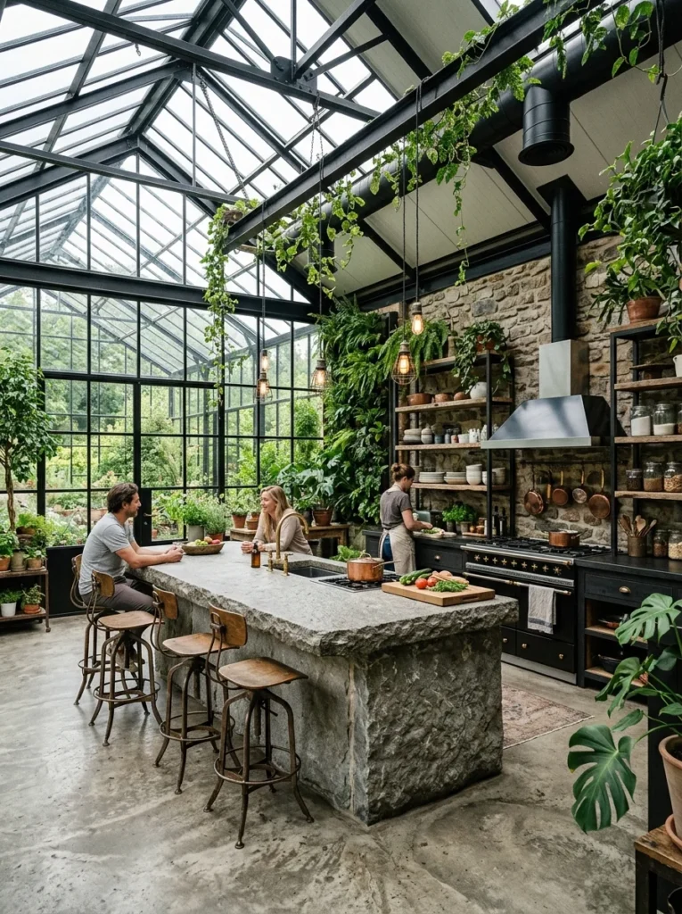 Industrial Greenhouse Kitchen2