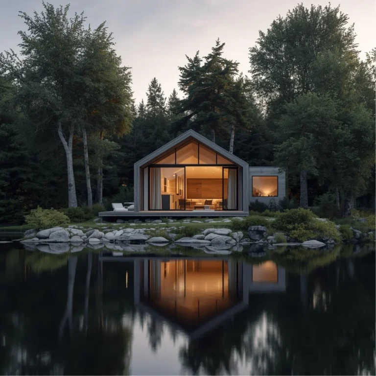 Lakeside Modern Cabins Perfect for Slow, Quiet Weekend Getaways